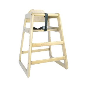 HIGH CHAIR NATURAL (ASSEMBLED) STANDARD DINING HEIGHT