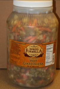 HOT GIARDINIERA MIX  4GAL/CS