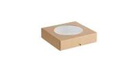 IP13414769 MULTIPURPOSE CARTON W/ WINDOW 7.06X7.06X1.81 KRAFT 300/CS