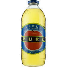 MR PURE APPLE JUICE 32OZ BOTTLE  12EA/CS