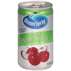 OCEAN SPRAY APPLE JUICE  7.2OZ   24/CS