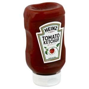 HEINZ KETCHUP 14OZ TOP DOWN CLEAR PLASTIC  BOTTLE  16EA/CS