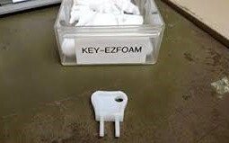 TWO PRONG GREY KEY KUTOL DISPENSER