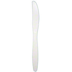 KNIVES HEAVY PLASTIC WHITE (1M/CS )