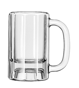 L5019 BEER MUG 10OZ PANELED   1DZ/CS *369529