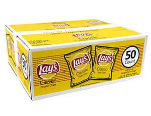 LAYS PLAIN CHIPS 1OZ   50CT