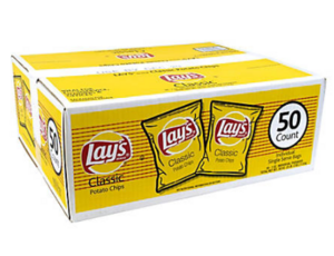 LAYS PLAIN CHIPS 50CT