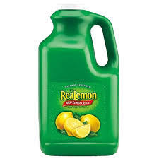 LEM04 LEMON  JUICE REAL LEMON 4 GAL / CS