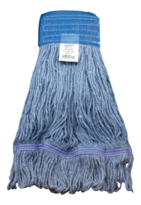 MOP BLEND LARGE BLUE 5" BAND PK:12(28213)4PLY LOOP END