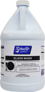 SCHULTZ GLASS WASH (4 GAL/CS)