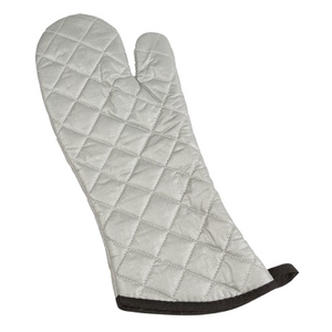 OM17S OVEN MITT 17" SILICONE SILVER PAIR