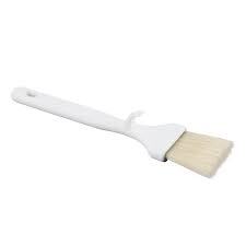 PASTRY BRUSH 2" BOAR BRISTLE W/PLASTIC HOOK HANDLE   EA