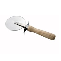 PIZZA CUTTER 4" WHEEL WOODEN HANDLE   EA