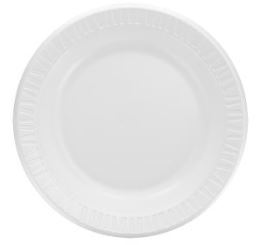 PLT10FL 10" FOAM LAMINATE WHITE PLATE QUIET CLASSIC   (4PK/125/CS)