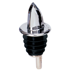 PR370 PLASTIC POURER CHROME LOOK NO COLLAR