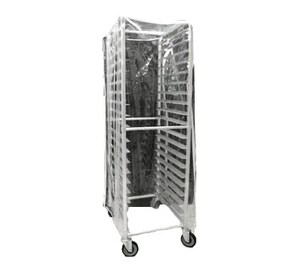 BUNPAN RACK COVER CLEAR 23X28X62 CLEAR PVC  ENDLOAD