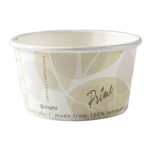 PWFC12 12OZ COMPOSTABLE PAPER FOOD CONTAINER PRINT  (1000/CS)