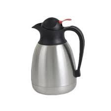 BEVERAGE SERVER 1LITER STEELVAC DOUBLE WALL SS LINED PUSH BUTTON POUR **DISCONTINUED**