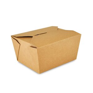 #1 TAKEOUT BOX 24OZ KRAFT   200/CS