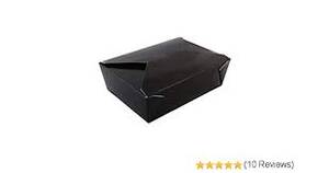 #3 TAKEOUT BOX,66OZ,BLACK    200/CS