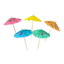 COCKTAIL PARASOLS  (144/BX)