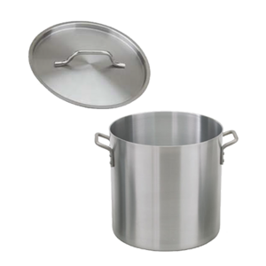 STOCK POT 8 QUART ALUMINUM MEDIUM WEIGHT