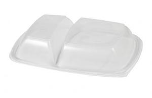 LARGE RECTANGULAR 2 COMPARTMENT HI DOME LID (150/CS) FITS NEW 71243B150N