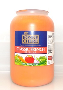 FRENCH DRESSING ORANGE BONNE CHERE  4GAL/CS