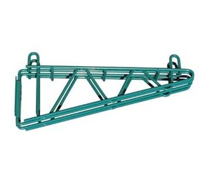 SHWB18DG SHELVING 18"DOUBLE WALLBRACKET GREEN EPOXY  PK:1 EACH