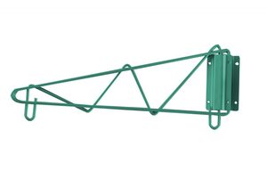 SHWB18SG SHELVING 18"SINGLE WALLBRACKET GREEN EPOXY PK: 2 EACH / SET