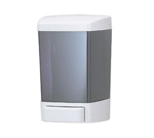 BULK SOAP DISPENSER 46OZ CREAM/BLUE    6EA