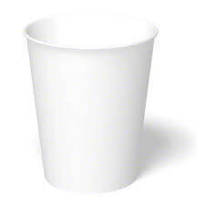 SMR8CB PAPER HOT CUP 8OZ WHITE (1M/CS) SMR-8-CB