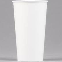 HOT CUP 20OZ WHITE   600/CS