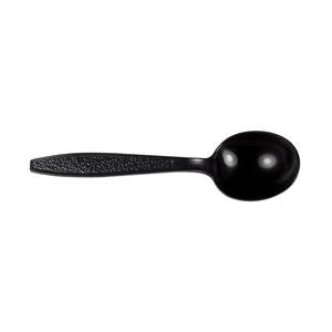 SOUP SPOONS HEAVY BLACK  (1M/CS )