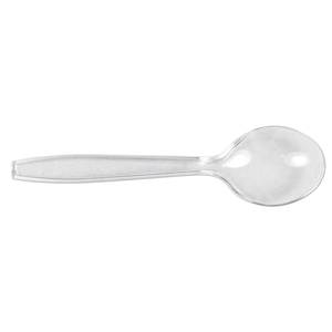 SOUP SPOONS HEAVY CLEAR (1M/CS)
