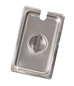 STEAMTABLE PAN COVER THIRD SIZE NOTCH 5130S/575549