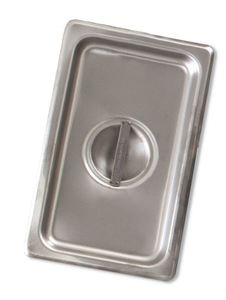 STEAMTABLE PAN COVER QUARTER SOLID 24-GAUGE