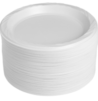 10" PLATE WHITE PLASTIC   (10/50/500/CS)