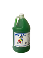 SNO BALL LIME SYRUP    4GAL/CS