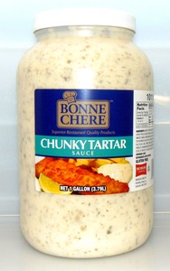 TARTAR SAUCE BONNE CHERE     4GAL/CS