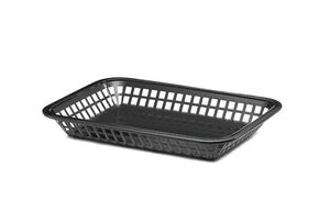 BLACK RECTANGULAR GRANDE BASKET  3DZ/CS