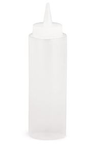 TC108C SQUEEZE BOTTLE 8OZ CLEAR    1DZ