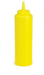 TC112M 12OZ YELLOW SQUEEZE BOTTLE (MUSTARD)