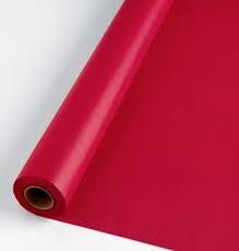 TCP40150RD TABLECOVER PLASTIC 40X150 RED PK:4