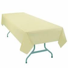 TCP54108IV24 TABLECOVER PLASTIC 54X108 IVORY PK:24