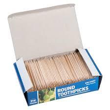 ROUND TOOTHPICK UNWRAPPED   (6/24BX/CS) *800/BX