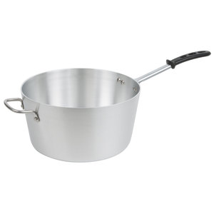 TAPERED ALUMINUM SAUCE PAN 10 QUART WITH GRIP HANDLE  3EA/CS  FITS LID:67320