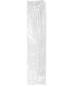 WRAPPED FORK WHITE HEAVY (1M/CS)